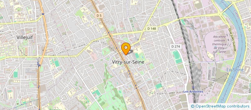 localisation de l'entreprise FENNEX ESPORT à VITRY-SUR-SEINE