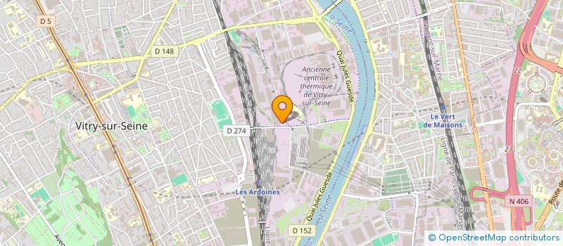 localisation de l'entreprise FENNIX à VITRY-SUR-SEINE