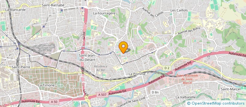 localisation de l'entreprise FENOI HOLDING  MARSEILLE