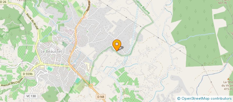 localisation de l'entreprise FENOLT  LE BEAUSSET