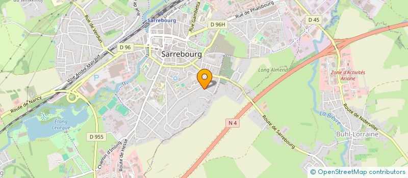 localisation de l'entreprise FENOMAI à SARREBOURG