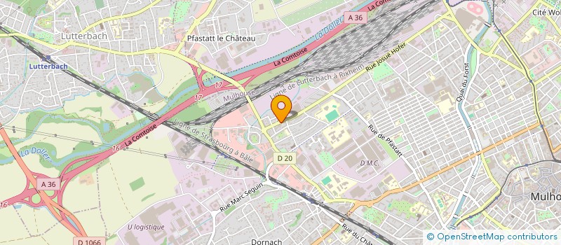 localisation de l'entreprise FENORM SASU  MULHOUSE