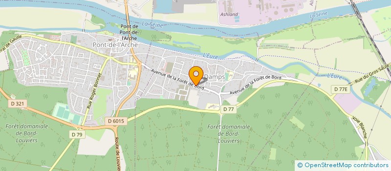 localisation de l'entreprise FENOROC à LES DAMPS
