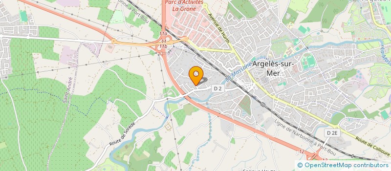 localisation de l'entreprise FENOUILLEDES à ARGELES-SUR-MER