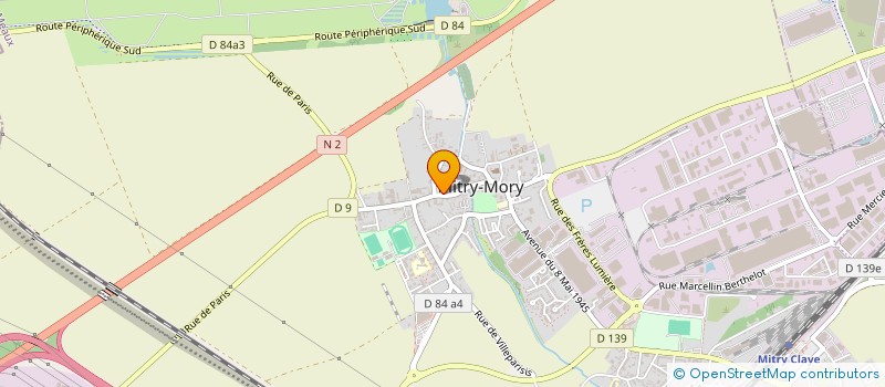 localisation de l'entreprise FENRIR ASSOCIES à MITRY-MORY