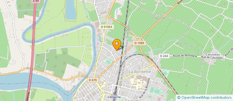 localisation de l'entreprise FENRIR ESPORT  LIBOURNE