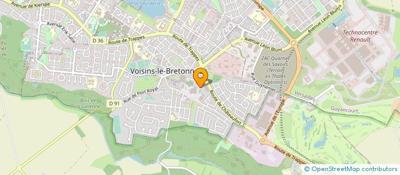 localisation de l'entreprise FENRIR FITNESS  VOISINS-LE-BRETONNEUX