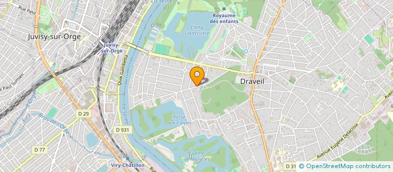 localisation de l'entreprise FENRIS à DRAVEIL
