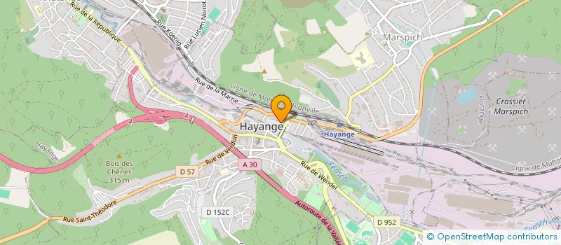 localisation de l'entreprise FENSCH SERVICES  HAYANGE