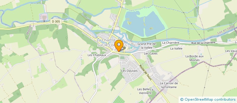 localisation de l'entreprise FENTUS  LA CHARTRE-SUR-LE-LOIR