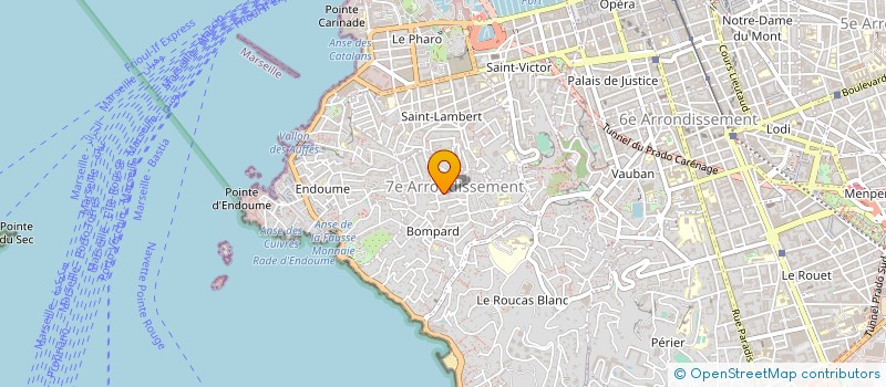 localisation de l'entreprise FENUA à MARSEILLE