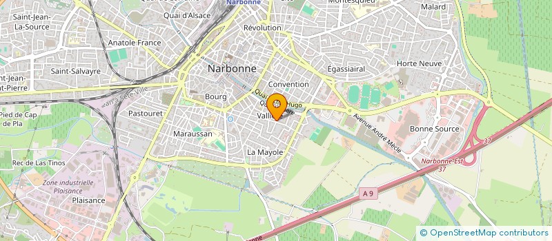 localisation de l'entreprise FENUA à NARBONNE