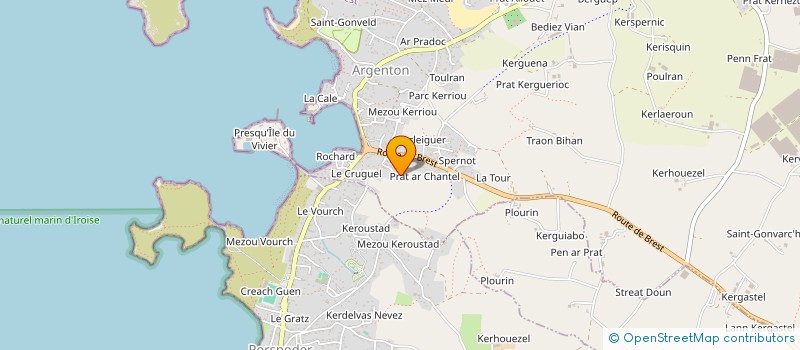 localisation de l'entreprise FENUA  LANDUNVEZ