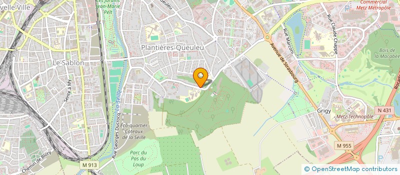 localisation de l'entreprise FENXLAB  METZ