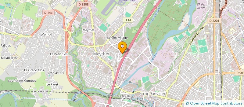 localisation de l'entreprise FENZEN  ANNECY