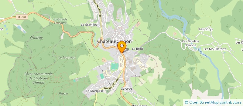 localisation de l'entreprise FEO  CHATEAU-CHINON (VILLE)