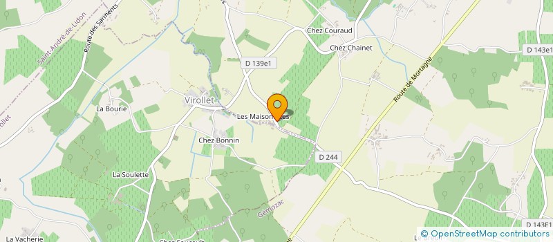 localisation de l'entreprise FEOL  GEMOZAC