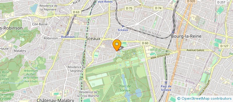 localisation de l'entreprise FEOR  SCEAUX