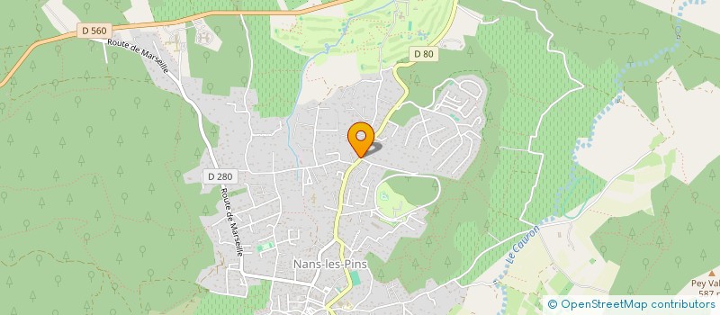 localisation de l'entreprise FEOU DE MARTHE  NANS-LES-PINS