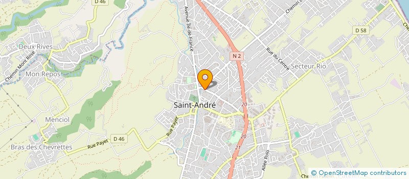 localisation de l'entreprise FEOUT CREP' à SAINT-ANDRE