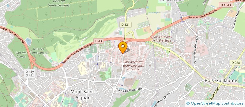 localisation de l'entreprise FEP HAUTS-DE-FRANCE-NORMANDIE à MONT-SAINT-AIGNAN