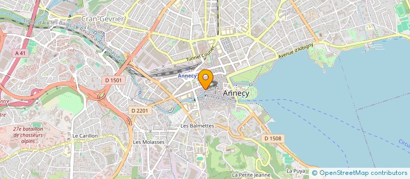 localisation de l'entreprise FEPEM 74  ANNECY