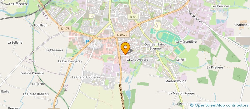 localisation de l'entreprise FEPIMMO  VITRE