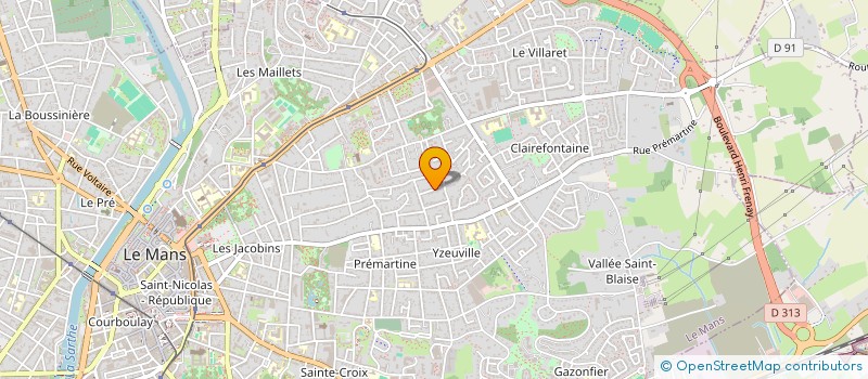 localisation de l'entreprise FEPOP à LE MANS