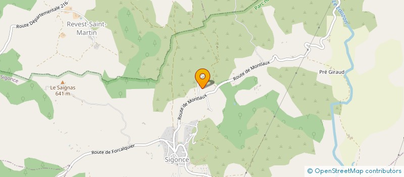 localisation de l'entreprise FEPP  SIGONCE