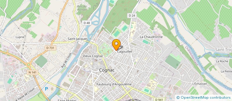 localisation de l'entreprise FER A CHEVAL à COGNAC