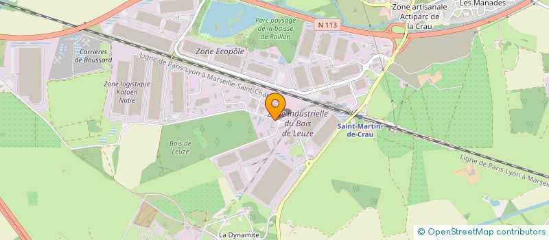 localisation de l'entreprise FER&BOIS CONCEPT à SAINT-MARTIN-DE-CRAU