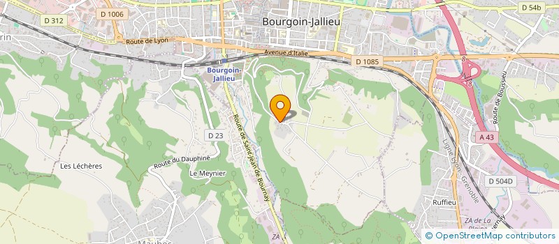 localisation de l'entreprise FER & DEFAIRE à BOURGOIN-JALLIEU
