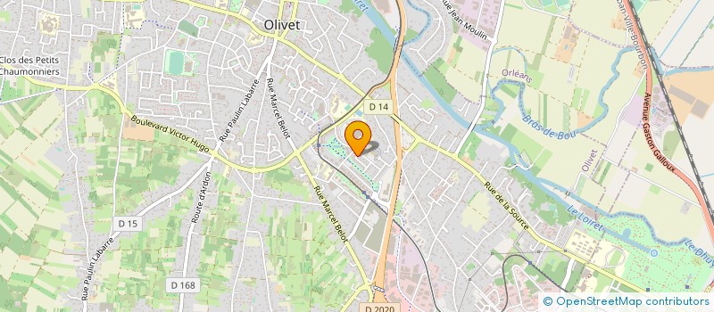 localisation de l'entreprise FER DU METAL à OLIVET