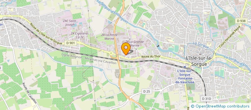 localisation de l'entreprise FER EN VIE à L'ISLE-SUR-LA-SORGUE