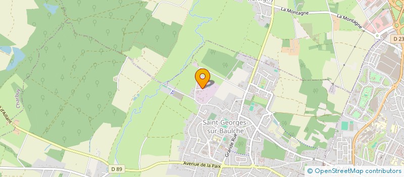 localisation de l'entreprise FER FORGE ET TRADITION  SAINT-GEORGES-SUR-BAULCHE