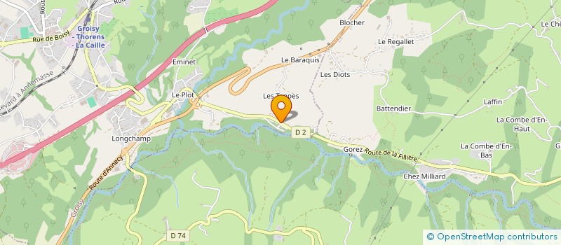 localisation de l'entreprise FER FUSION à GROISY