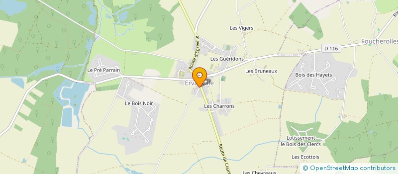 localisation de l'entreprise FER-LOISIRS à ERVAUVILLE