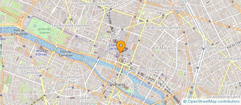 localisation de l'entreprise FER METAUX à PARIS