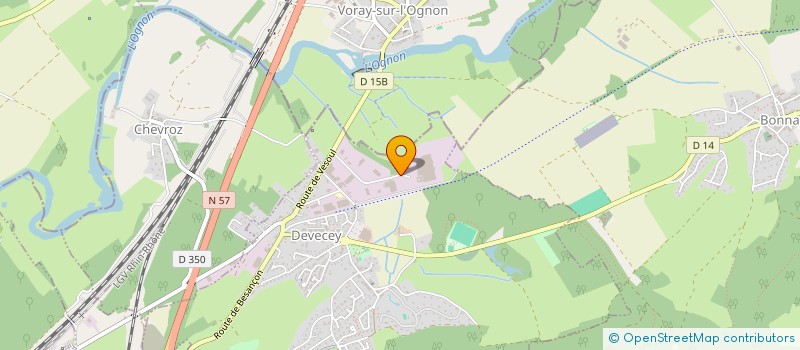 localisation de l'entreprise FER METAUX SERVICES  DEVECEY