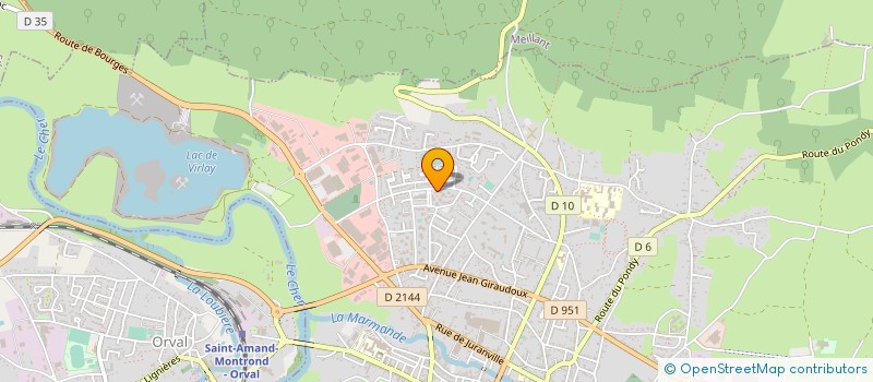 localisation de l'entreprise FER NET PRESSING à SAINT-AMAND-MONTROND
