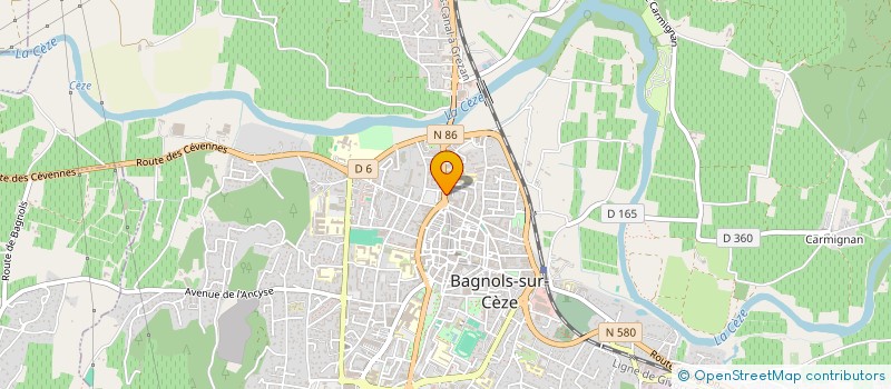 localisation de l'entreprise FER PLAY à BAGNOLS-SUR-CEZE