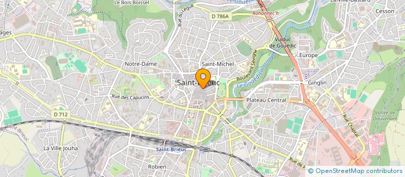 localisation de l'entreprise FER-USINAGE à SAINT-BRIEUC