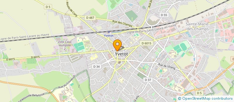 localisation de l'entreprise FER VANDENBUSSCHE ET COMPAGNIE à YVETOT