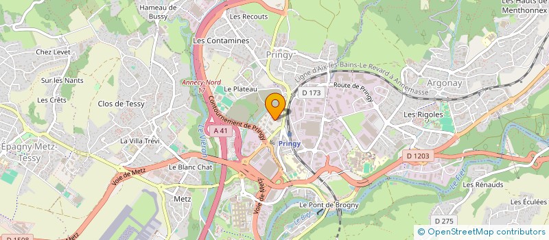 localisation de l'entreprise FERA GROUP  ANNECY