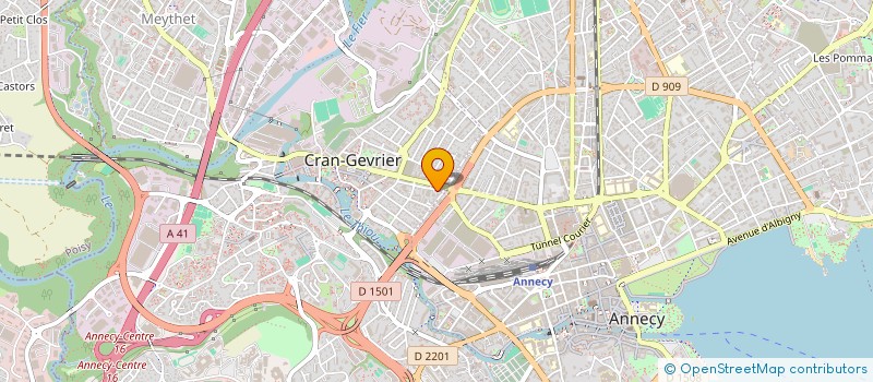 localisation de l'entreprise FERA RETAIL à ANNECY
