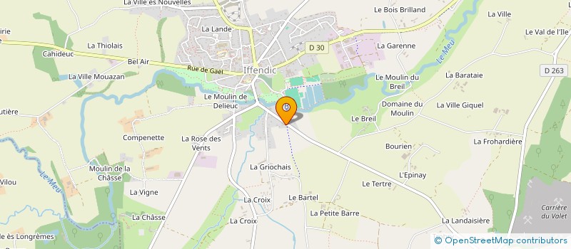 localisation de l'entreprise FERAL  IFFENDIC