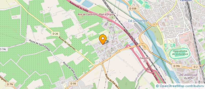 localisation de l'entreprise FERALINOX PROVENCE  PLAN-D'ORGON
