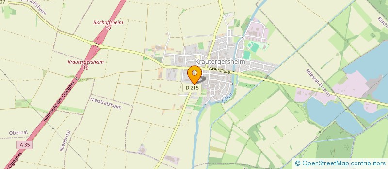 localisation de l'entreprise FERALU G. WAGNER à KRAUTERGERSHEIM