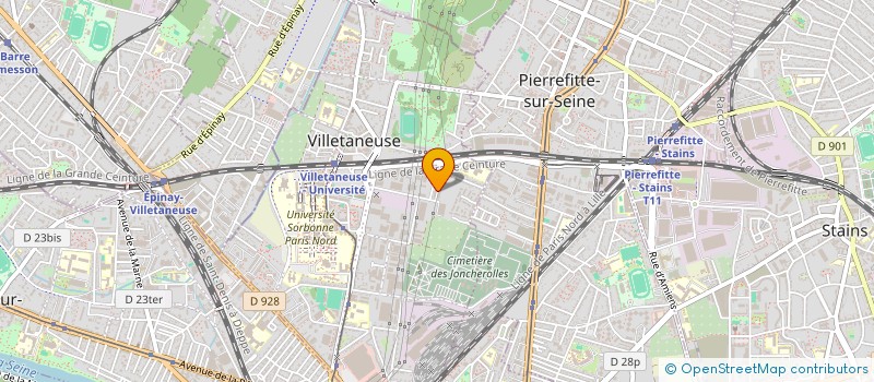 localisation de l'entreprise FERALU SISTEM à VILLETANEUSE