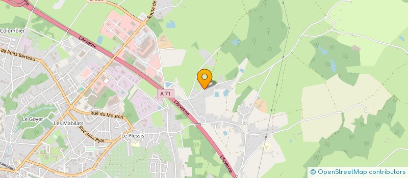localisation de l'entreprise FERALUX à VIERZON